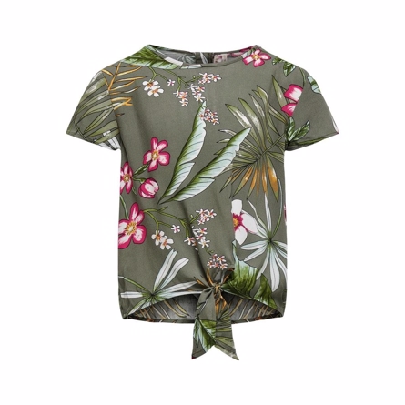 ONLY KIDS Viskose Top Ella Jungle Leaf