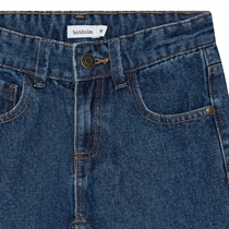 BIRKHOLM Brede Jeans Mørk Blå