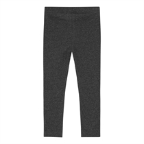 BIRKHOLM Rib Leggings Antracit Grå