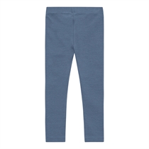 BIRKHOLM Rib Leggings Indigo Blå