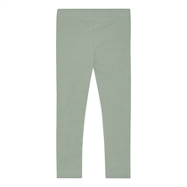 BIRKHOLM Rib Leggings Åkande Grøn