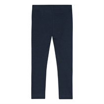 BIRKHOLM Rib Leggings Navy Blå