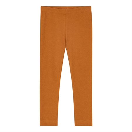 BIRKHOLM Rib Leggings Brændt Brun