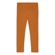BIRKHOLM Rib Leggings Brændt Brun