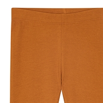 BIRKHOLM Rib Leggings Brændt Brun