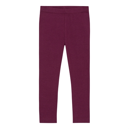 Birkholm Rib Leggings - Blomme Lilla