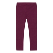 BIRKHOLM Rib Leggings Blomme Lilla