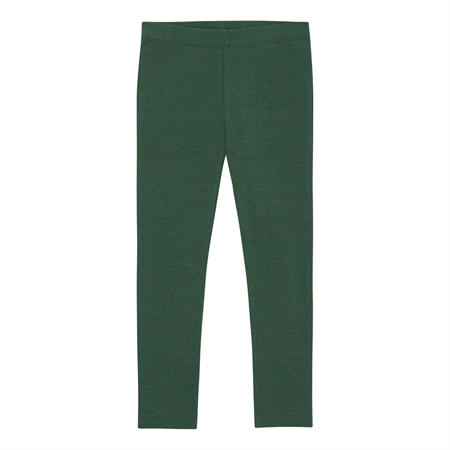 Birkholm Rib Leggings - Platan Grøn