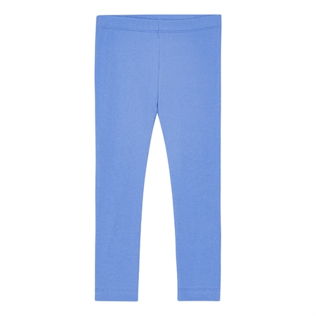 Birkholm Rib Leggings Børn Himmel Blå