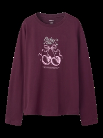 NAME IT Bluse Odina Wispy Mauve Wine