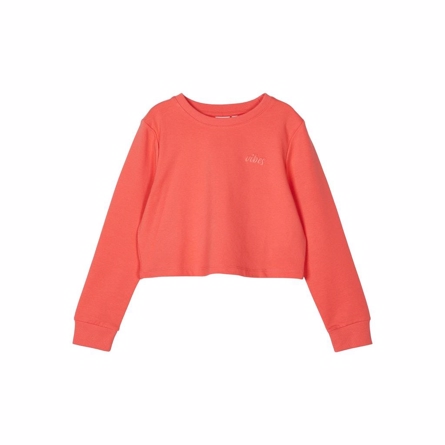 NAME IT Cropped Sweatshirt Tinturn Rose