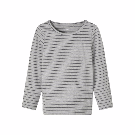 NAME IT Slim-Fit Bluse Villy Grey Melange