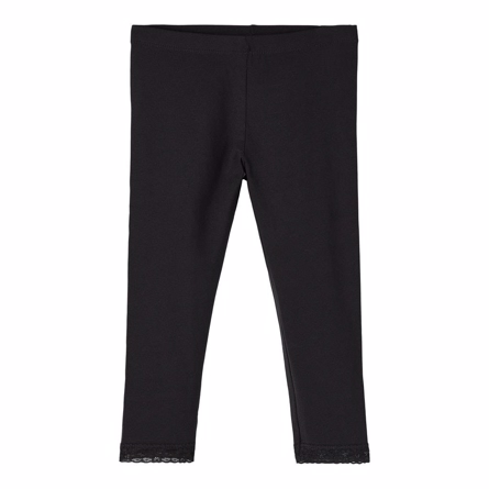 NAME IT Capri Blonde Trekvart Leggings Vista Black