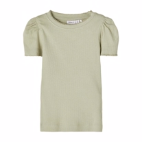 NAME IT Modal Slim Tee Kabexi Desert Sage
