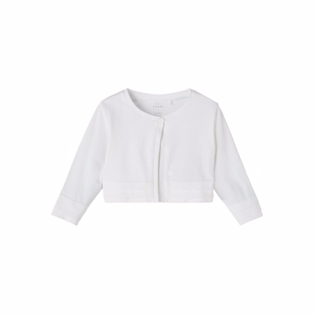 NAME IT Bolero Strik Valerie Bright White