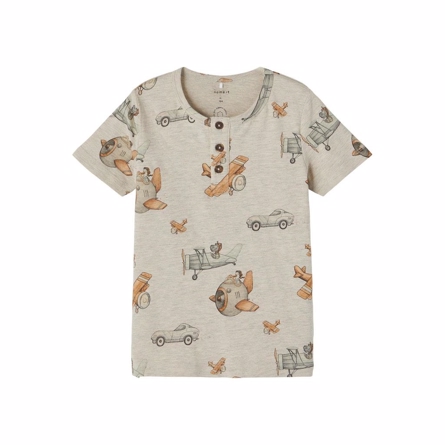 NAME IT Tee Hubertus Peyote Melange