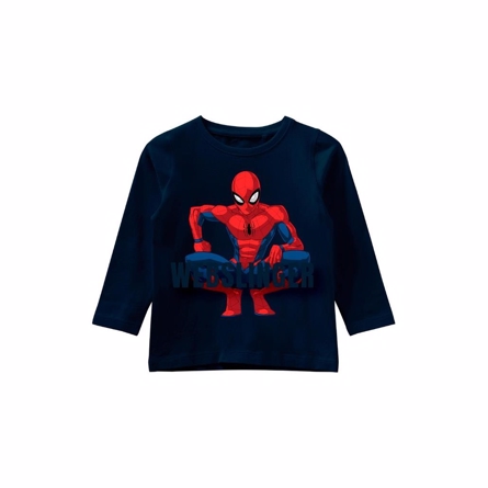 NAME IT Spiderman Bluse Lauro Dark Sapphire