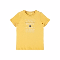 NAME IT Tee Kaleb Golden Apricot