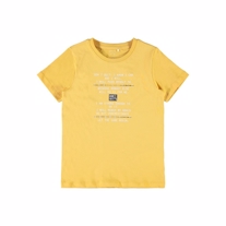 NAME IT Tee Kaleb Golden Apricot