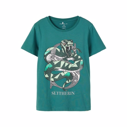 NAME IT Harry Potter Tee Slytherin Green