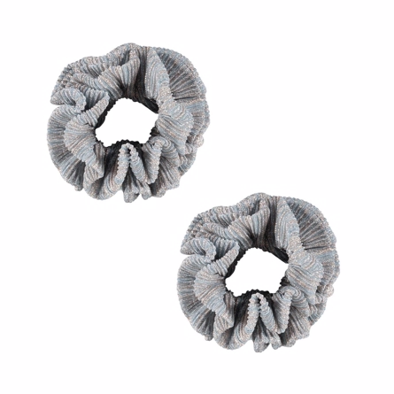 NAME IT 2-Pak Glimmer Scrunchies Rane Dusty Blue