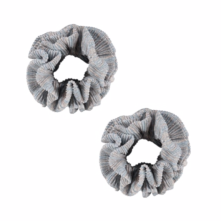 NAME IT 2-Pak Glimmer Scrunchies Rane Dusty Blue