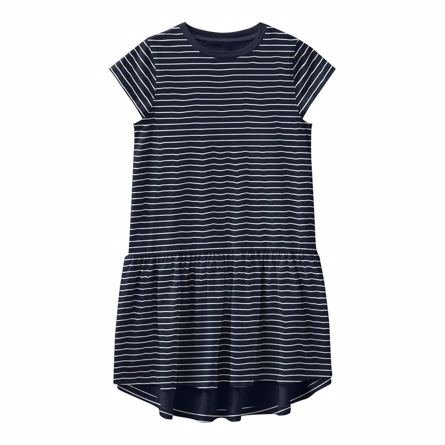 NAME IT Kortærmet Kjole Vigga Dark Sapphire Stripes