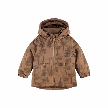  LIL ATELIER Vinterjakke SNOW10 Tobacco Brown
