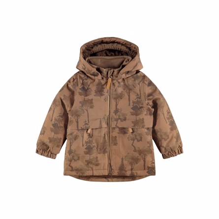 LIL ATELIER Vinterjakke SNOW10 Tobacco Brown