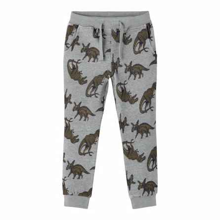 NAME IT Dino Sweatpants Loke Grey Melange