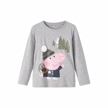Billede af NAME IT Gurli Gris Bluse Olindo Grey Melange