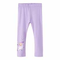 NAME IT Enhjørning Leggings Rikky Bougainvillea