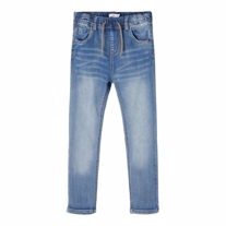 NAME IT Sweat Denim Joggingbukser Robin Light Blue