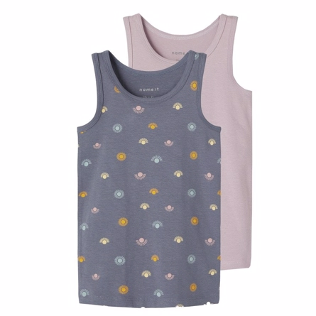 NAME IT 2-Pak Tanktops Folkstone Gray