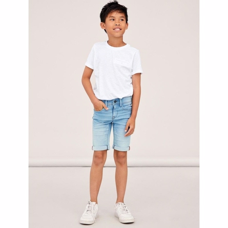NAME IT Slim Fit Denim Shorts Sofus Light Blue