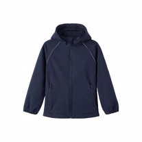 NAME IT Softshell Jakke Alfa Dark Sapphire Blå