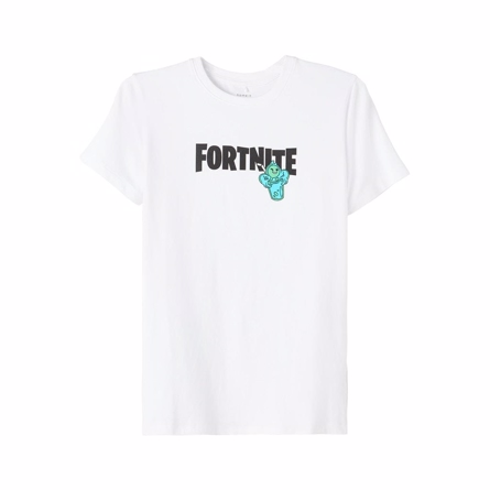 NAME IT Fortnite Tee Jabira Bright White