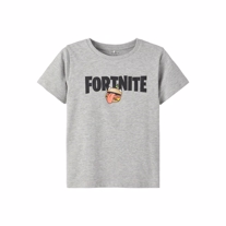 NAME IT Fortnite Tee Jabira Grey Melange