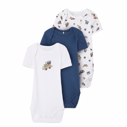Name It 3 Pak Body Kortærmet Dark Denim