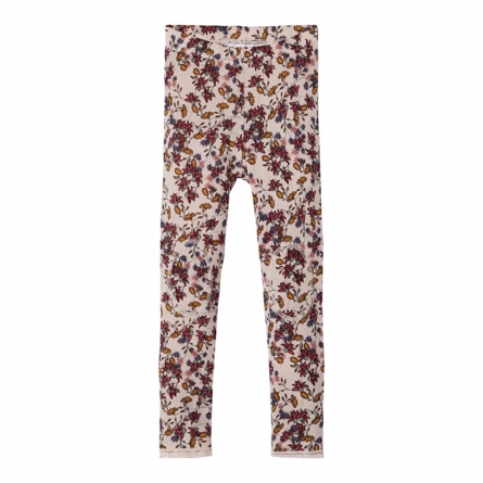 NAME IT Merinould Leggings Wang Peach Whip Flowers