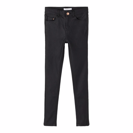 NAME IT Coated Skinny Fit Jeans Polly Black