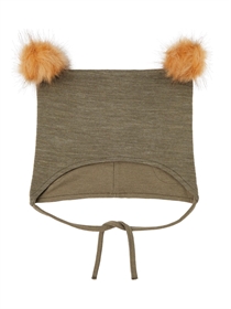 NAME IT Merinould Pom Pom Hue Wuppo Stone Gray
