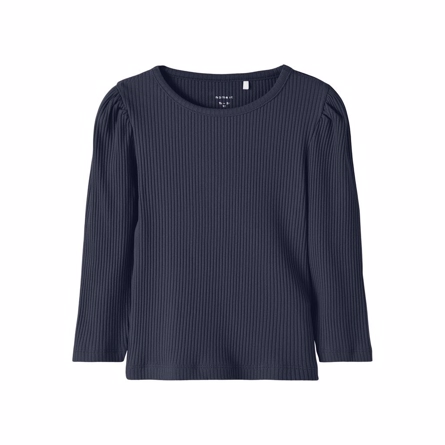 Billede af NAME IT Rib Bluse Larisa Dark Sapphire