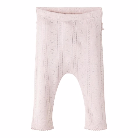 NAME IT Hulmønster Flæse Leggings Laila Lilac