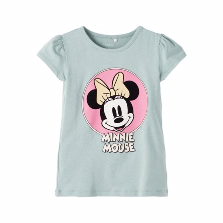 NAME IT Minnie Mouse Top Julla Blue Surf