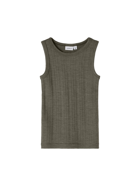 Billede af NAME IT Merinould Tanktop Wang Tarmac