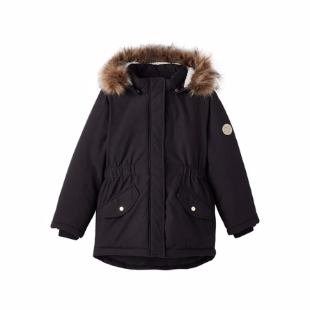 9: NAME IT Parka Vinterjakke Mace Black