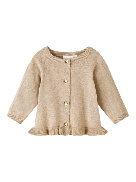 NAME IT Glimmer Cardigan Rasille White Pepper