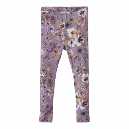 NAME IT Modal Leggings Kemone Purple Sage