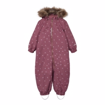 NAME IT Flyverdragt SNOW10 Cherry Nocturne